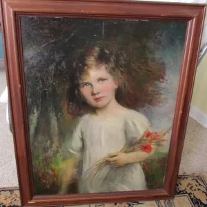 Portrait, Young Girl in a Garden/Thirkell Pearce
