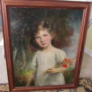 Portrait, Young Girl in a Garden/Thirkell Pearce