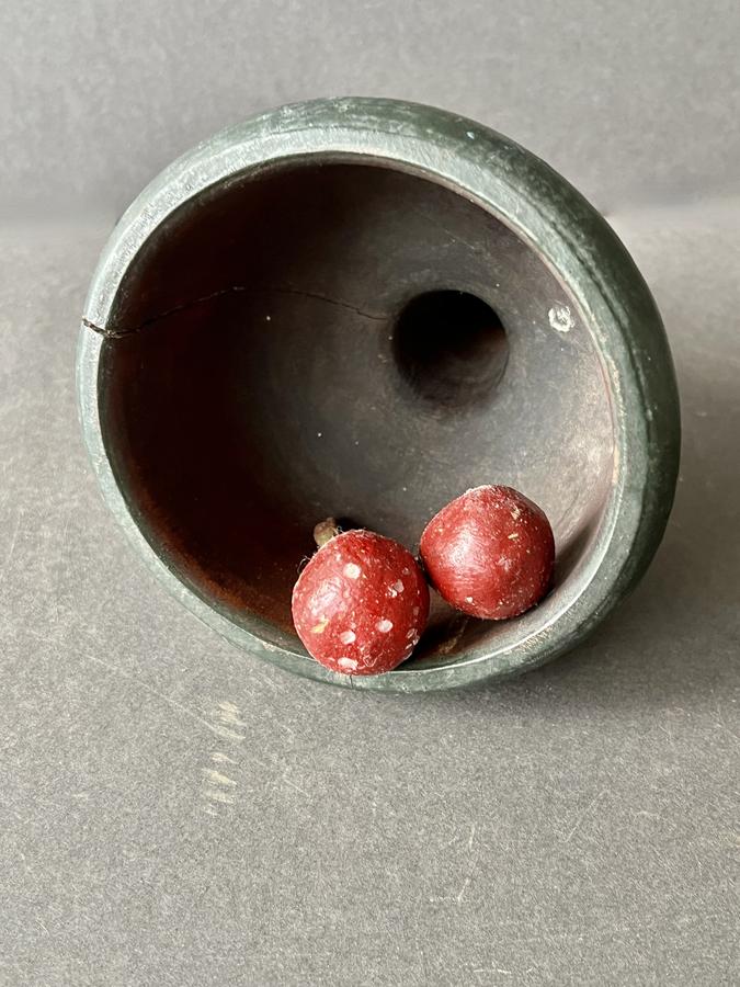 Excellent Painted Treen Funnel
