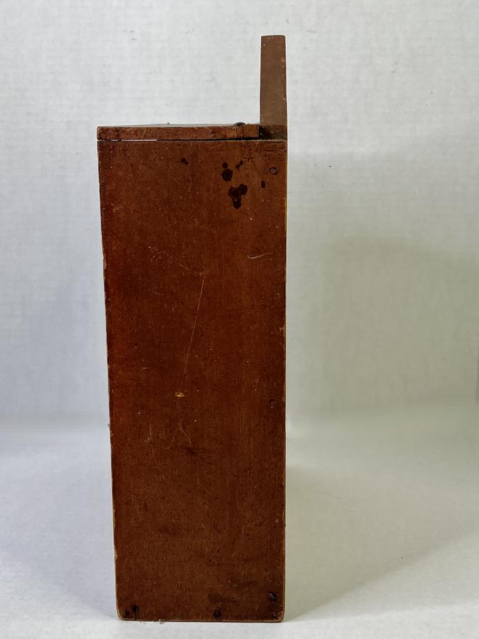 19th. c. Red Painted Display Shelf