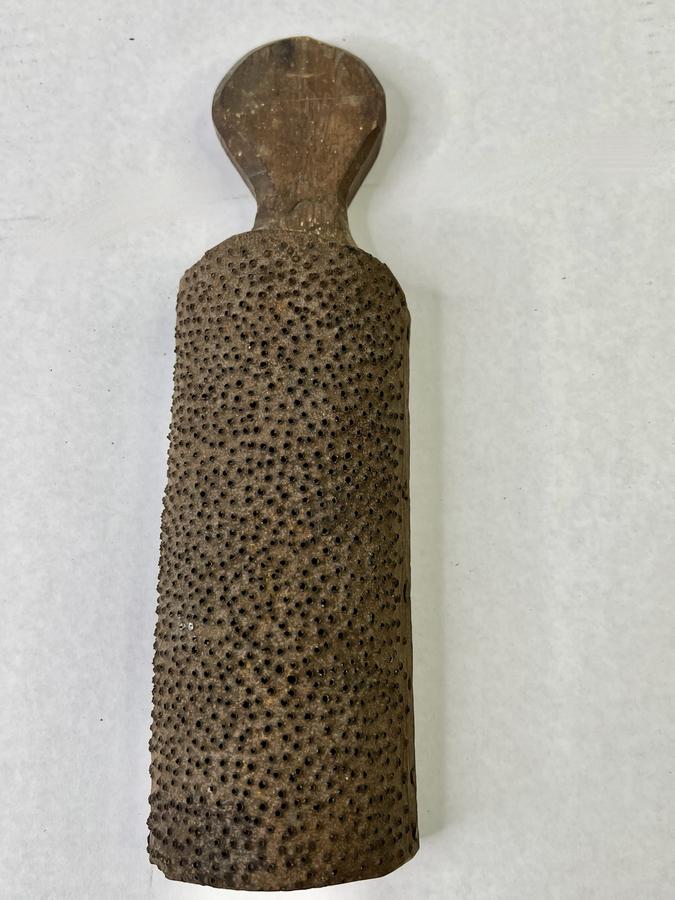 Punched Tin Grater, Lollipop Top