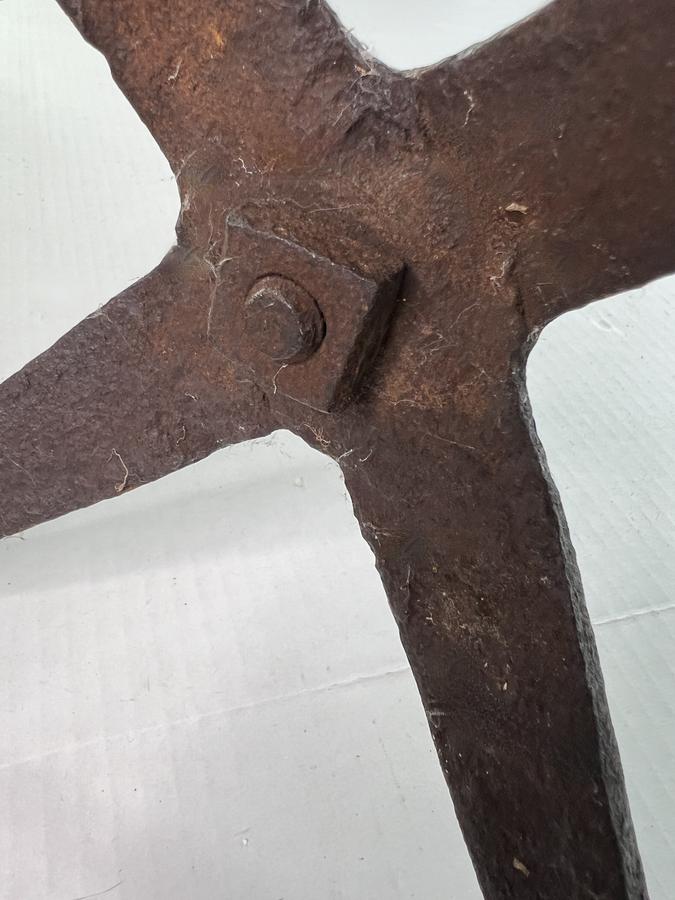 19th. century, Iron Adjustable Floor Light
