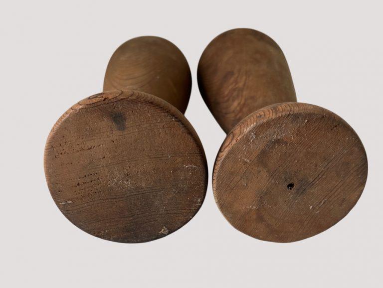 Pair of 19th. century Treen Cups
