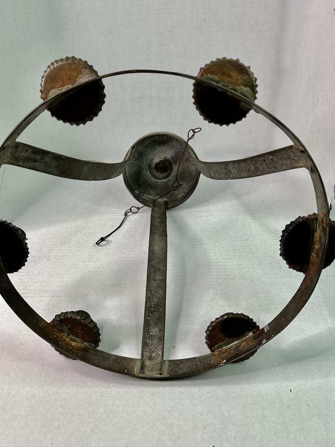 Fabulous Tin Chandelier