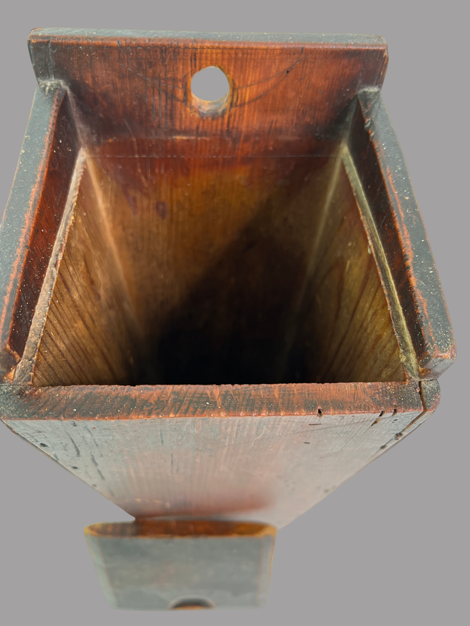 18th. c. Chippendale Slide Lid Candle Box