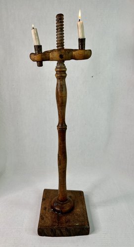 Exceptional mid 19th. c. Double Light, Floor Light