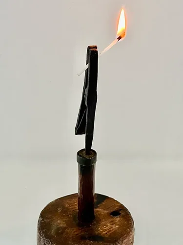Late 18th. c. American Splint/Rush Light