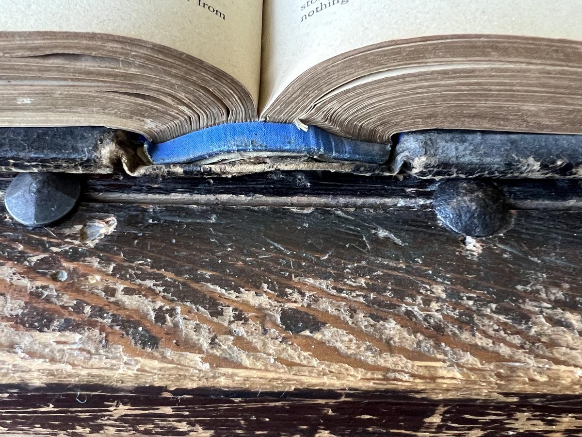 Early 19th. century Painted Book/Bible Stand