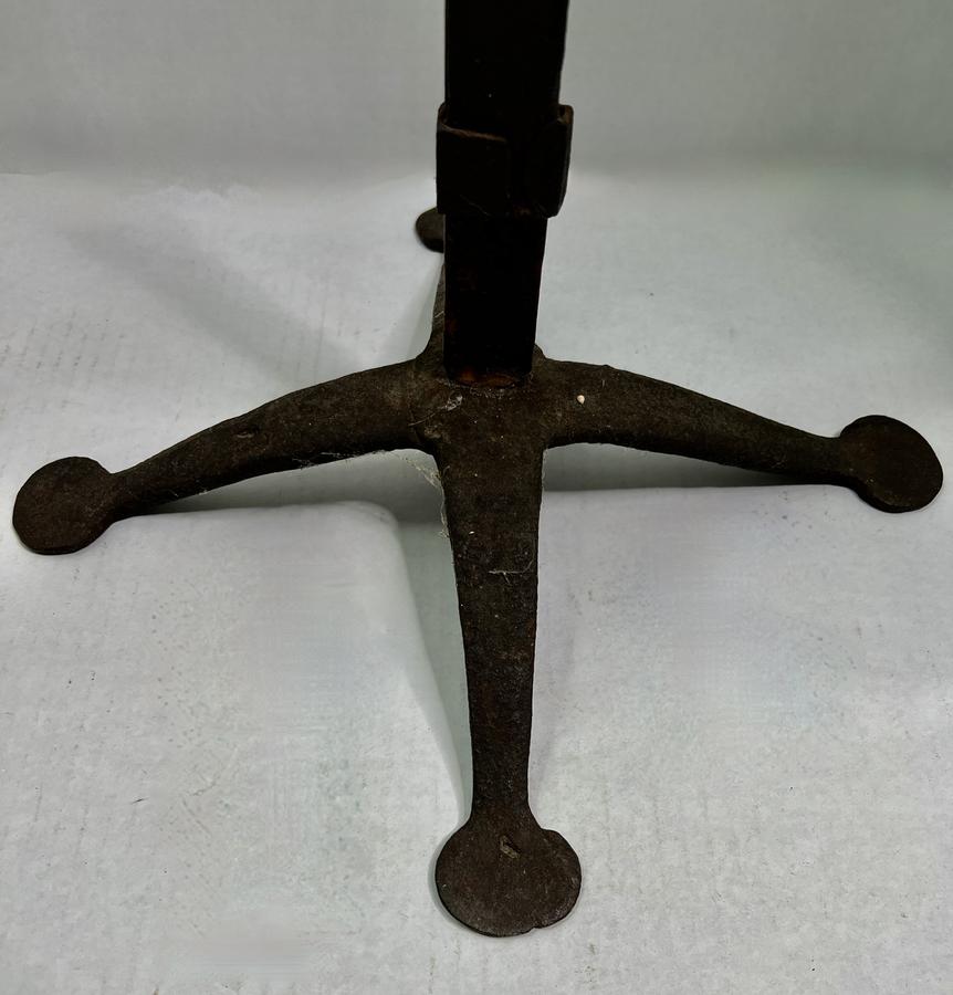 19th. century, Iron Adjustable Floor Light