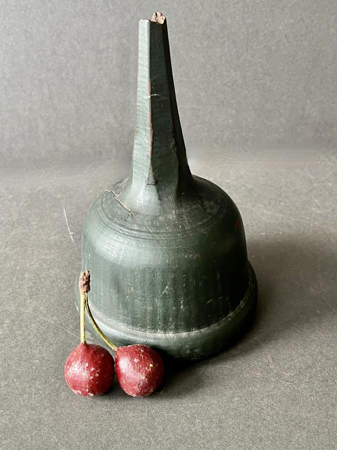 Excellent Painted Treen Funnel