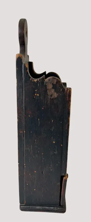 Mid 19th. c. Black Painted Pipe Box