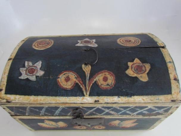 Smaller Paint Decorated Table Box