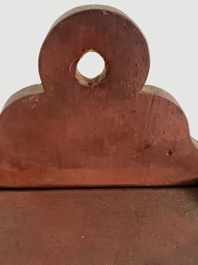 American, 1820 Bittersweet Painted Wall Box