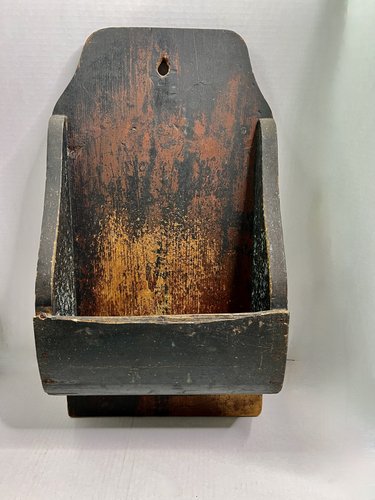 Mid 19th. century, Large Well Wall Box, Best Paint