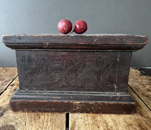 Miniature, American Painted Table Box