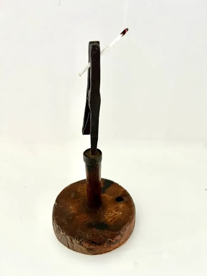 Late 18th. c. American Splint/Rush Light