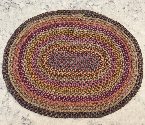 Best Early Oval Silk Braided Table Mat