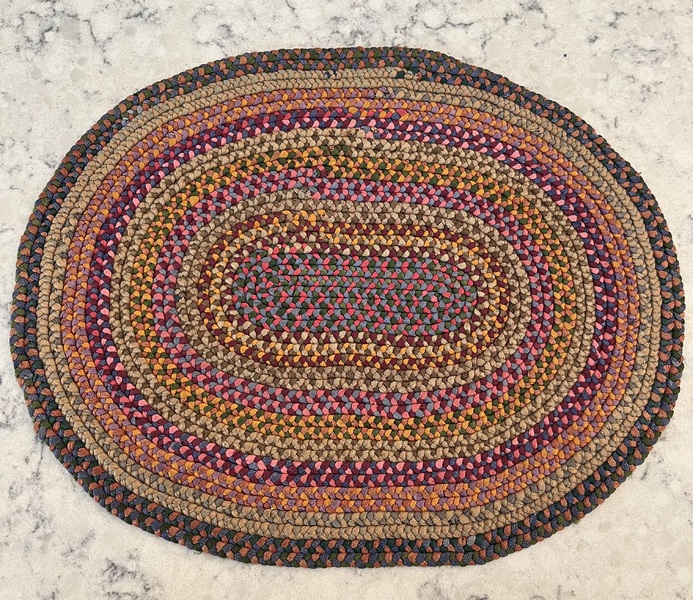 Best Early Oval Silk Braided Table Mat