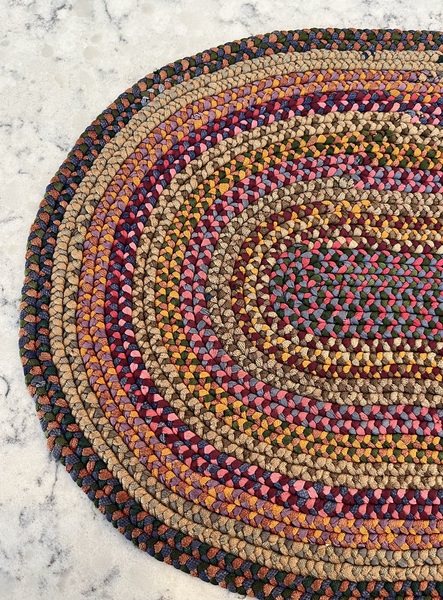Best Early Oval Silk Braided Table Mat