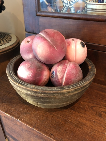 Nice Group of Large Early Stone Fruit Peaches (6)