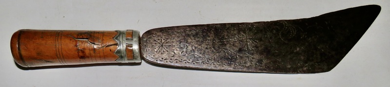 RARE DATED 1790 ENGRAVED FRENCH KNIFE.