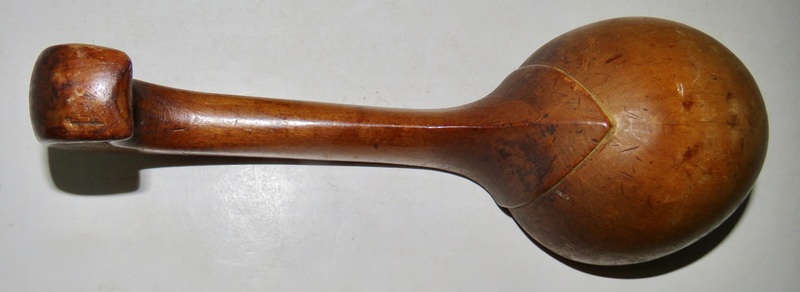 NATIVE AMERICAN MAPLE LADLE/SCOOP, 18TH C., 9 3/4"
