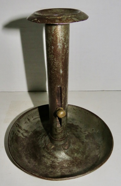 HARD TO FIND FORM AMERICAN SHEET IRON CANDLESTICK