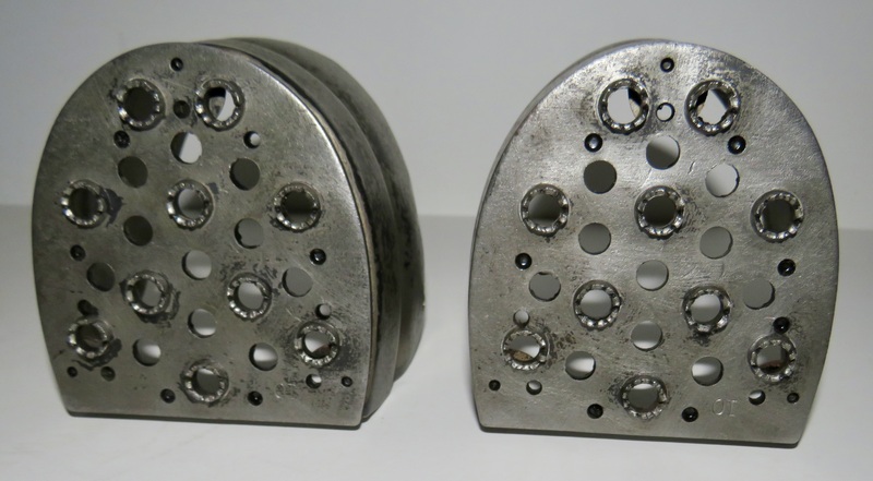 RARE PAIR OF 19TH C. CHILDREN'S ICE CREEPERS