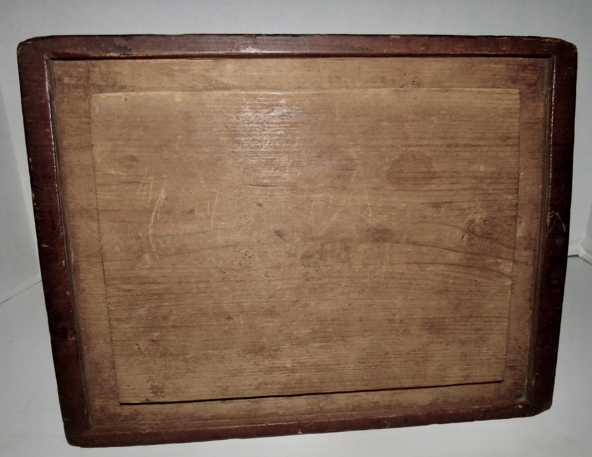 PILGRIM ERA, 17TH C., BIBLE OR STORAGE BOX