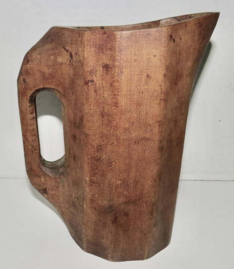 TREEN 18TH C. NOGGIN 7 3/4"