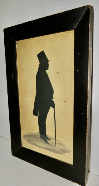 EARLY 19TH C. FULL PROFILE SILHOUETTE
