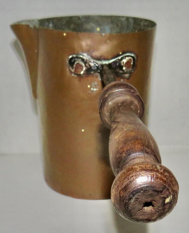 18TH CENTURY TAVERN COPPER ALE WARMER