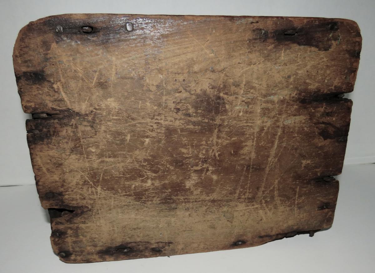 PILGRIM ERA, 17TH C., BIBLE OR STORAGE BOX