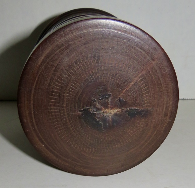 PILGRIM ERA LIGNUM VITAE LIDDED TABLE SPICE JAR