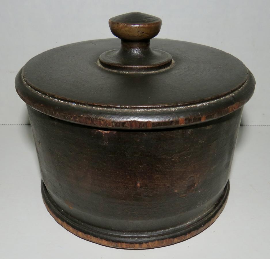 RARE 18TH CENTURY TOBACCO JAR W/ PAINT