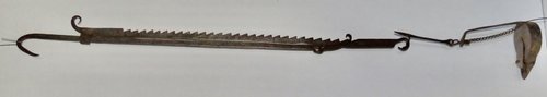 AMERICAN PILGRIM ERA FORGED IRON LIGHTING TRAMMEL