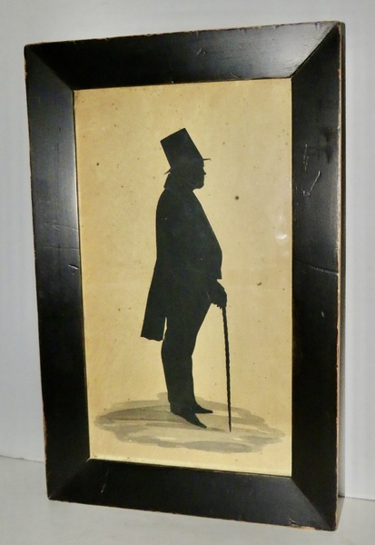 EARLY 19TH C. FULL PROFILE SILHOUETTE