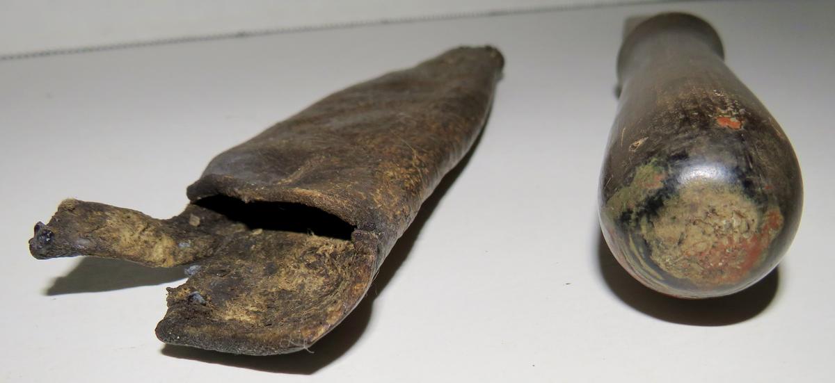 REV. WAR ERA BELT KNIFE AND SHEATH