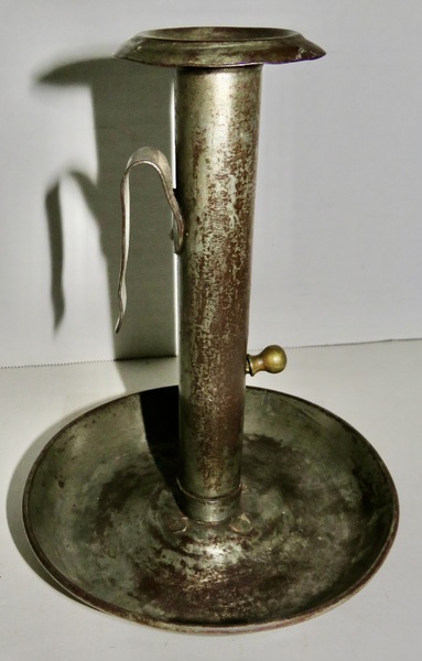 HARD TO FIND FORM AMERICAN SHEET IRON CANDLESTICK