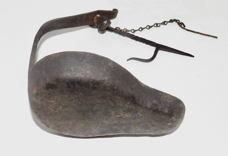 RARE TRANSITION PILGRIM ERA GREASE LAMP