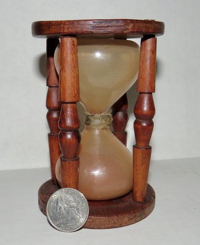 RARE 17TH-18TH CENTURY HOUR GLASS SAND TIMER