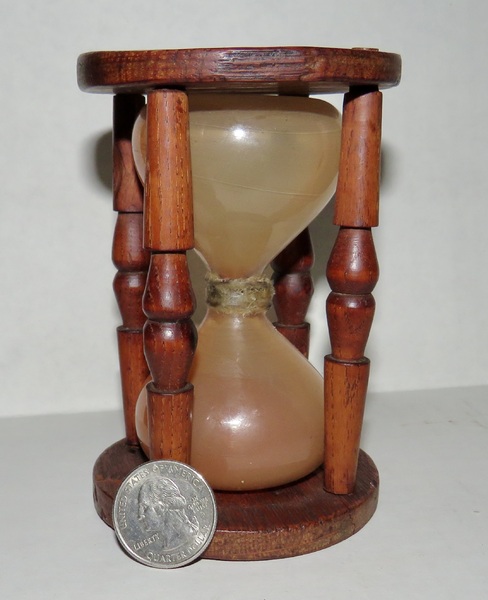 RARE 17TH-18TH CENTURY HOUR GLASS SAND TIMER