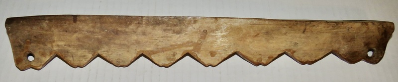 PILGRIM ERA CHIP CARVED SPOON RACK, NEW ENGLAND