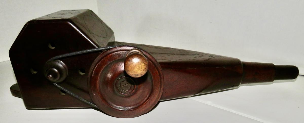 RARE FORM FIREPLACE BELLOWS, AMERICAN, PA, DATED