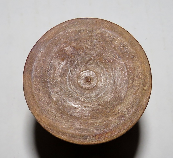 TREEN INDIVIDUAL TABLE SALT, 18TH/ 19TH CENTURY