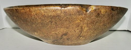 SUPER 18TH C. LARGE IROQUOIS ASH BURL BOWL