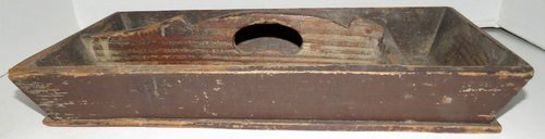 WONDERFUL SOUTHERN CUTLERY TOTE W/ ORIGINAL PAINT