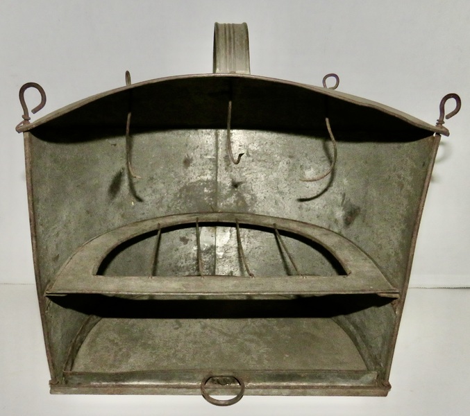 SCARCE 19TH C. TIN BIRD ROASTER