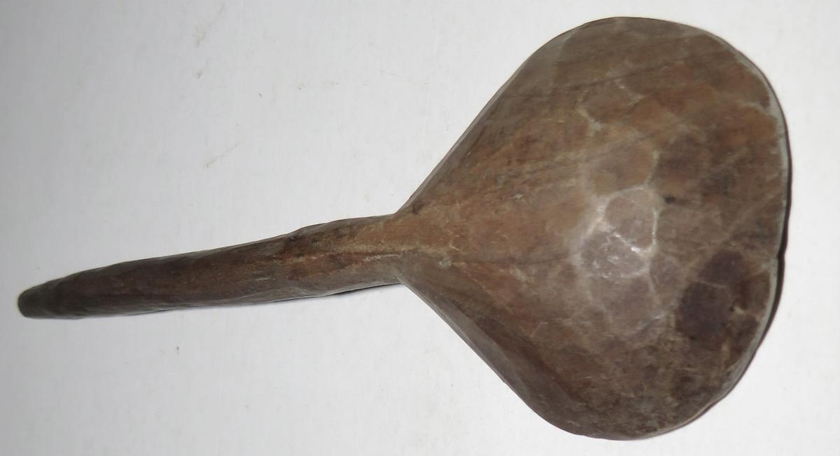 PILGRIM ERA CARVED WOODEN SPOON