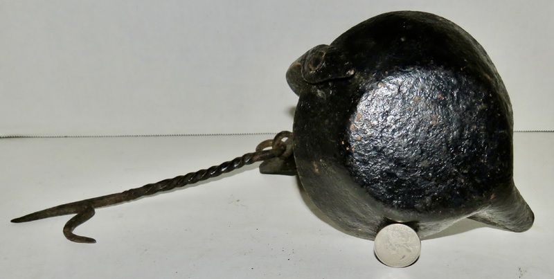PILGRIM ERA HANGING CANTING CRUSIE GREASE LAMP